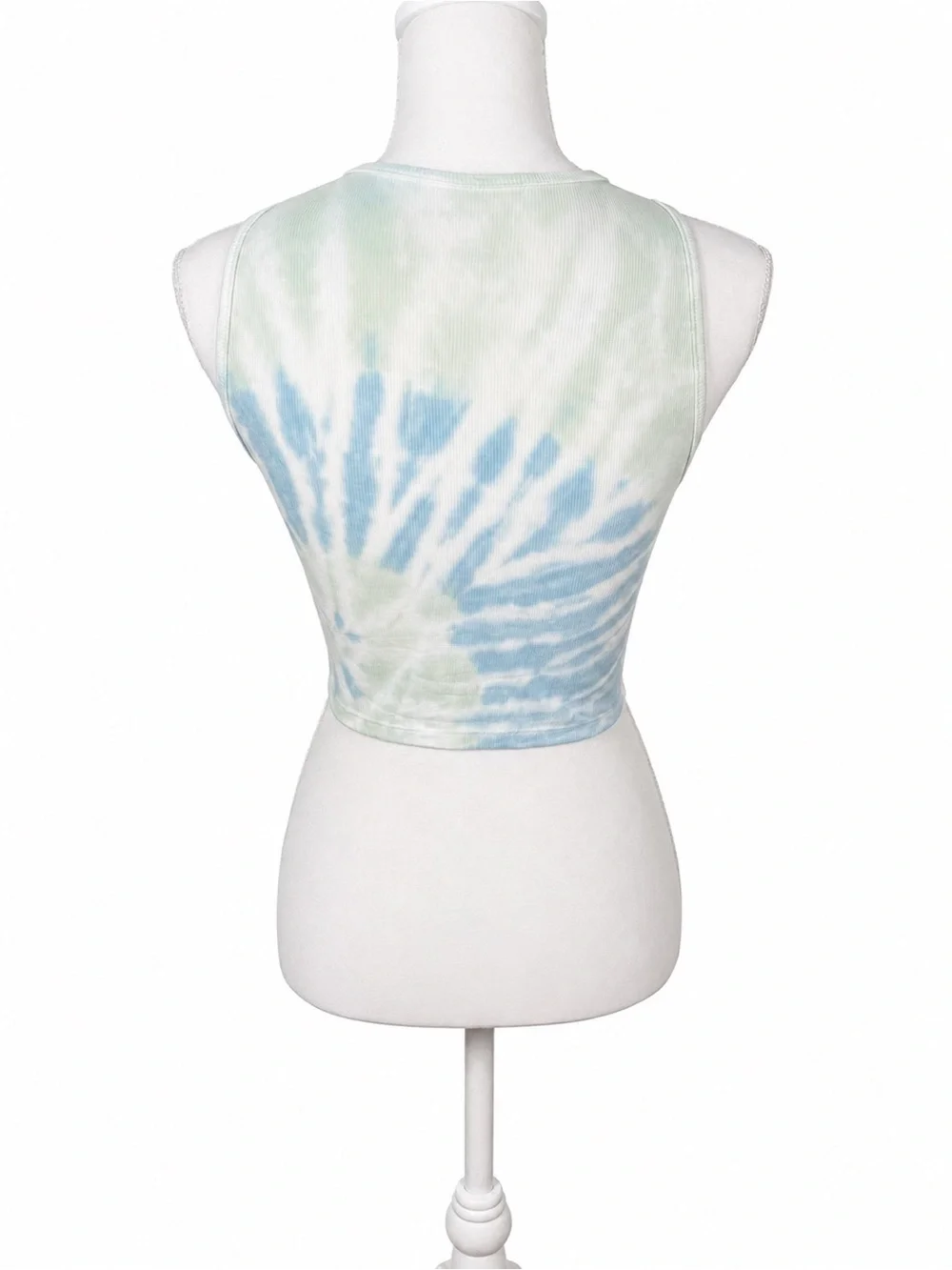 American Eagle High-Neck Crop Tank Top In Tie Dye Size Medium NWT